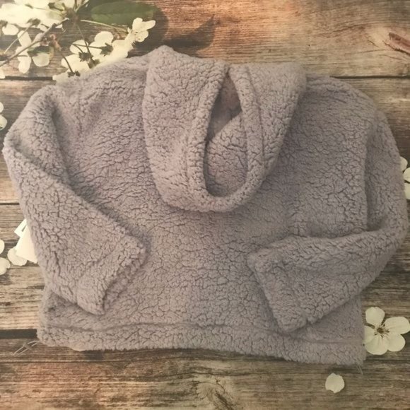 NWT Zella Cassie Faux Shearling Hoodie Size Large - Picture 13 of 14